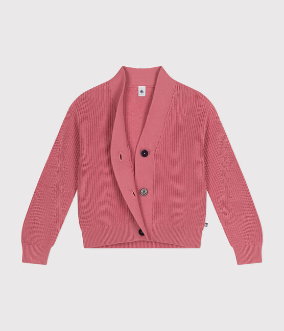 Cardigan in cotone donna rosa ROSEWOOD