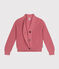 Cardigan in cotone donna rosa ROSEWOOD