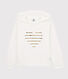 T-shirt con cappuccio bambina