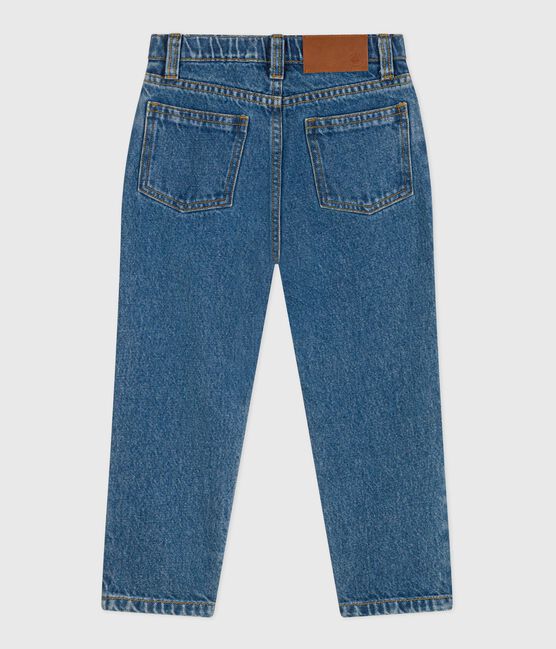 Pantaloni in denim bambino blu BLEU MOYEN