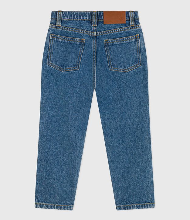 Pantaloni in denim bambina blu