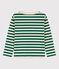 T-shirt bambino a maniche lunghe in cotone EVERGREEN/ AVALANCHE