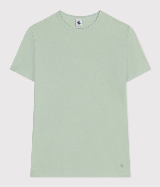 T-shirt L'ICONIQUE cocotte in cotone Donna verde HERBIER