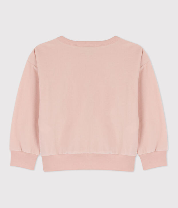 Felpa in cotone bambino unisex rosa