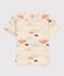 T-shirt bambino maniche corte con stampa bianco AVALANCHE/ MULTICO
