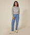 Maglia in tessuto felpato donna grigio CHATON CHINE