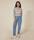 Maglia in tessuto felpato donna
