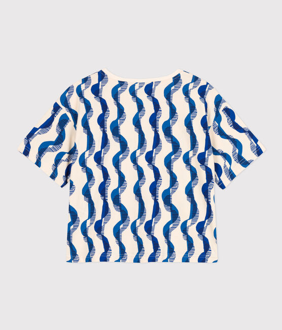 T-shirt LE BOXY fantasia in cotone Donna bianco AVALANCHE/ MULTICO