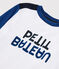 T-shirt in jersey bambino bianco MARSHMALLOW/blu MAJOR