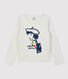 T-shirt bambina a maniche lunghe in cotone
