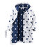 Accappatoio bambino in spugna bianco MARSHMALLOW/blu MEDIEVAL