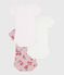 Set di body a maniche corte in cotone a fiori neonato variante 1
