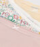 Set di 3 slip a vita alta in cotone a fiori bambino variante 1