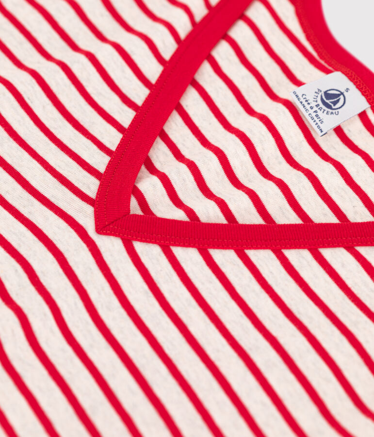 T-shirt L'ICONIQUE scollo a V in cotone Donna MONTELIMAR/ PEPS