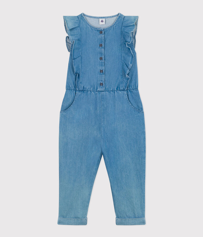 Tutina bambina denim blu DENIM CLAIR