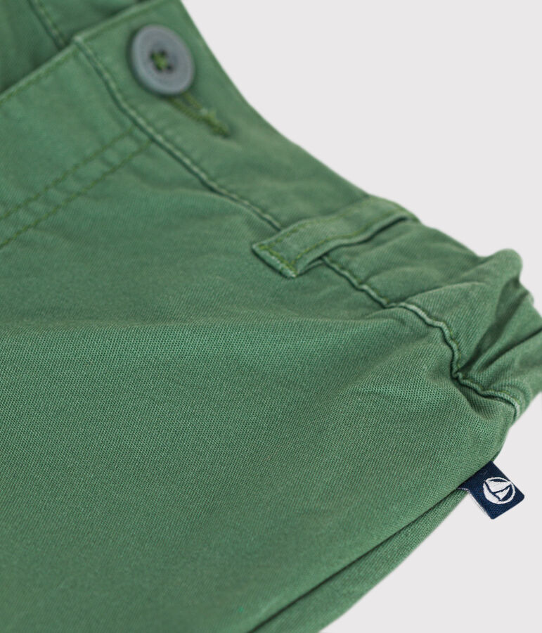 Shorts in serge neonato verde
