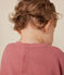 Maglia in tessuto felpato neonato rosa ROSEWOOD