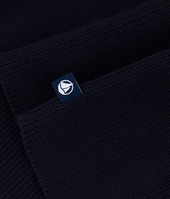 Pullover marinaro in cotone tinta unita donna blu SMOKING