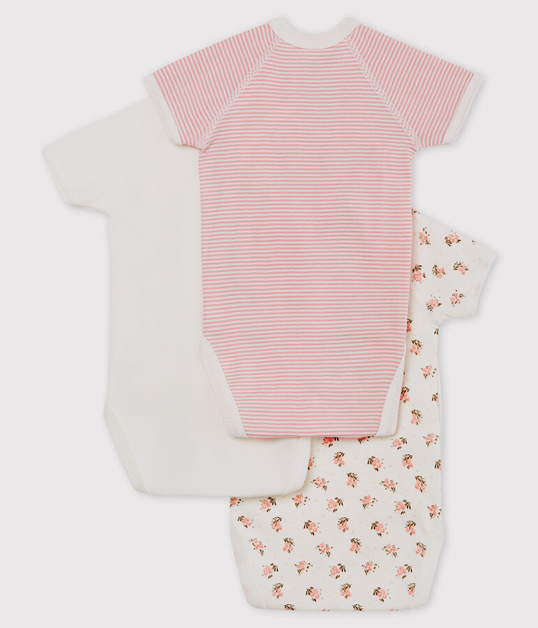 Lotto di 3 body nascita manica corta beb&egrave; variante 2