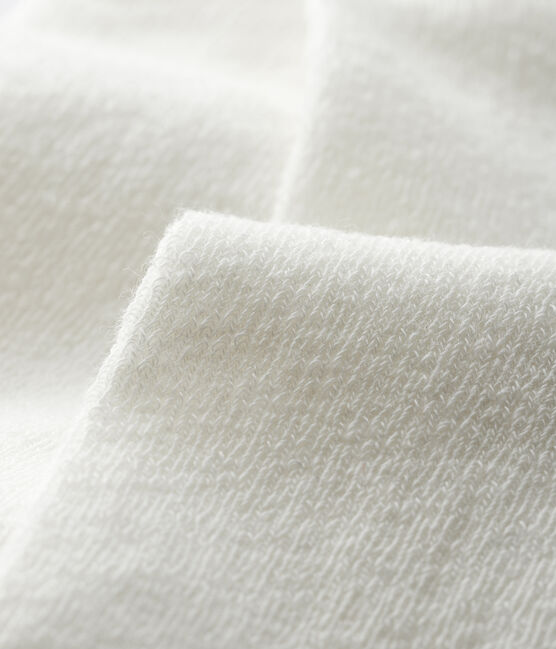 Collant traforato bebè femmina bianco MARSHMALLOW