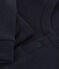 Pigiama tinta unita bambino unisex in cotone e Lyocell blu SMOKING