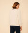 Maglia in tessuto felpato donna ecru AVALANCHE