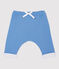Pantaloni bebè in cotone biologico blu ALASKA