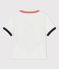 T-shirt a maniche corte bebè in cotone biologico con motivo bianco MARSHMALLOW