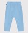 Joggers in cotone tinta unita neonato blu FLO