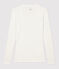 T-shirt a costine leggera Donna bianco MARSHMALLOW