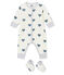 Coordinato notte per bebé femmina bianco MARSHMALLOW/blu ASTRO