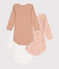 Set di 3 body a maniche lunghe in cotone neonato variante 5