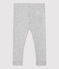 Leggins per bebè in cotone biologico grigio BELUGA CHINE