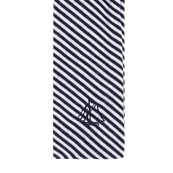 Cravatta bambino blu SMOKING/bianco MARSHMALLOW