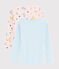 Confezione da 2 t-shirt a manica lunga animali yoga bambina variante 1