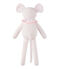Doudou topolino millerighe rosa VIENNE/bianco ECUME CN