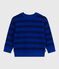 Felpa bambino in cotone a righe blu OLYMPIC+SOIR
