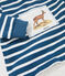 Tutina lunga Petit Bateau x Deyrolle blu SHADOW/ecru MULTICO