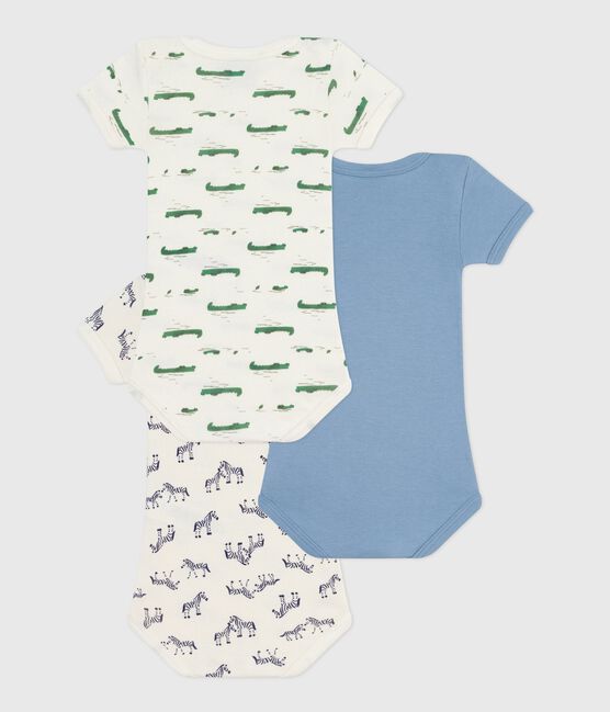 Set di body a maniche corte in cotone con animali neonato variante 1