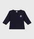 T-shirt bebè a maniche lunghe in cotone