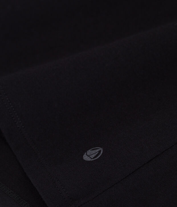 T-shirt donna Le Droit in cotone tinta unita nero