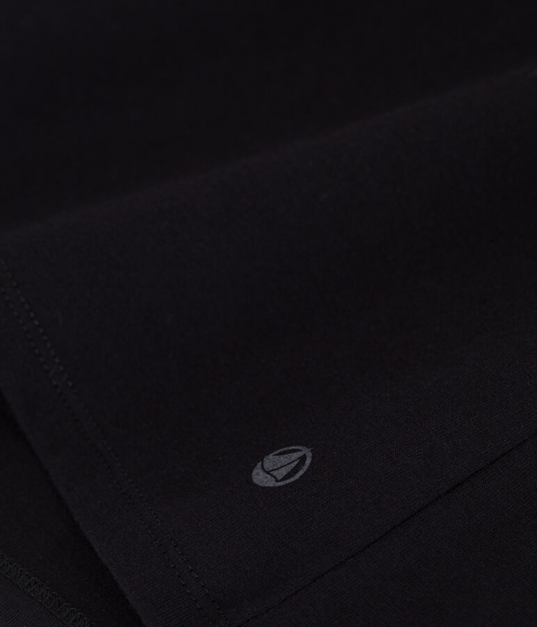 T-shirt donna Le Droit in cotone tinta unita nero