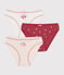 Confezione da 3 slip bambina in cotone variante 7