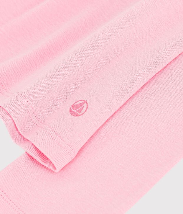 T-shirt a maniche lunghe in cotone tinta unita donna CHARMI