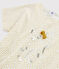 T-shirt con stampa bambina bianco MARSHMALLOW/giallo BOUDOR