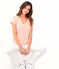T-shirt in lino donna rosa PATIENCE