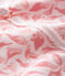 Tutina per bebé femmina rosa VIENNE/bianco MULTICO