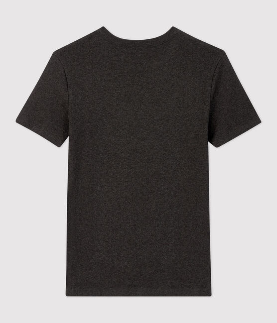 T-shirt L'ICONIQUE girocollo in cotone bio donna grigio CITY CHINE