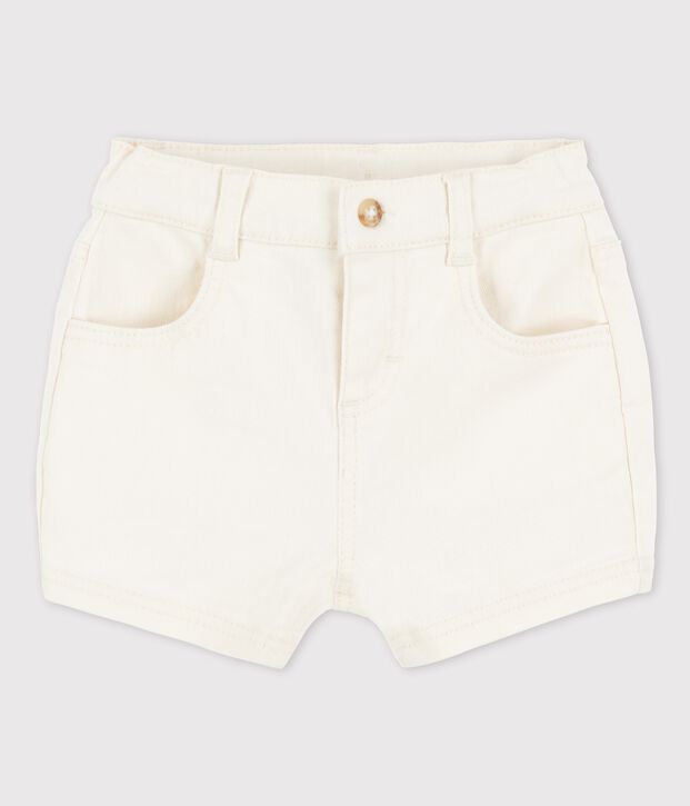 Shorts in denim beb&egrave; ecru
