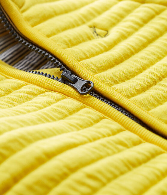 Giubbotto sm in tubique trapuntato maschietto giallo JAUNE